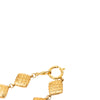Chanel CC Gold Plated Quilted Diamond Necklace Secondhand