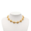 Chanel CC Gold Plated Quilted Diamond Necklace Secondhand