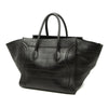 Celine Medium Croc Embossed Leather Luggage Phantom Tote Secondhand