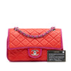 Chanel Medium Classic Bicolor Lambskin Double Flap Secondhand