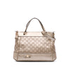 Secondhand Gucci Metallic Guccissima Mayfair Satchel