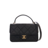 Chanel Mini Quilted Lambskin Top Handle Flap Secondhand