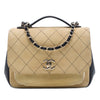 Chanel Medium CC Quilted Suede Business Affinity Flap Secondhand