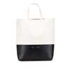 Celine Small Bicolor Leather Vertical Cabas Secondhand