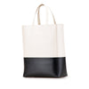 Celine Small Bicolor Leather Vertical Cabas Secondhand