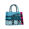 Dior Medium Embroidered Canvas Zebra D Jungle Pop Book Tote Secondhand