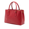 Secondhand Prada Small Saffiano Lux Galleria Double Zip Satchel