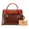 Secondhand Hermès Tricolor Box Calf Kelly Sellier 32