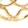Chanel CC Gold Plated Round Brooch Secondhand