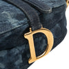 Dior Denim Tie Dye Saddle Bag Secondhand