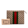 Gucci GG Supreme Web Clutch Secondhand