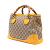 Secondhand Gucci Small GG Canvas Diana Bamboo Top Handle Tote
