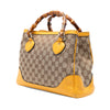 Secondhand Gucci Small GG Canvas Diana Bamboo Top Handle Tote