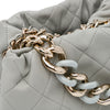 Chanel CC Quilted Calfskin Resin Bi-Color Chain Bucket Bag Secondhand