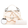 Bvlgari Leather Serpenti Forever Whipstitched Satchel Secondhand