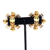 Chanel Gold Plated Faux Pearl Clip On Earrings Secondhand