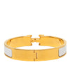 Hermès Narrow Enamel Clic H Bracelet PM Secondhand