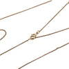 Chanel Gold Plated CC Crystal Pendant Necklace Secondhand