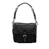 Prada Saffiano Trimmed Tessuto Shoulder Bag Secondhand