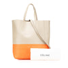 Celine Small Bicolor Leather Vertical Cabas Secondhand