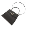 Ferragamo Leather Double Gancini Top Handle Bag Secondhand