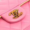 Chanel Mini Rectangular Classic Lambskin Rainbow Single Flap Secondhand