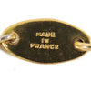 Secondhand Chanel Gold Plated CC Rhinestones Chain Bracelet