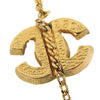 Secondhand Chanel Gold Plated CC Rhinestones Chain Bracelet