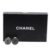 Chanel Silver Plated CC Cruise Disc Clip on Earrings Secondhand