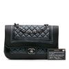 Chanel Medium Bicolor Quilted Calfskin Flap Secondhand