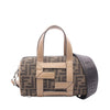 Fendi Mini Zucca Canvas O'Lock Bowling Bag Secondhand