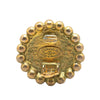 Chanel Gold Plated CC Button Clip On Earrings Secondhand