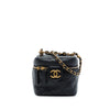 Secondhand Chanel Small Quilted Calfskin Chain Bar Vanity Case with Chain