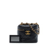 Secondhand Chanel Small Quilted Calfskin Chain Bar Vanity Case with Chain