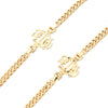 Dior Gold Plated Logo Chain Necklace Secondhand