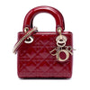 Dior Mini Patent Cannage Lady Dior Secondhand