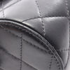 Chanel Mini Quilted Lambskin Round Vanity Case with Chain Secondhand