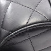 Chanel Mini Quilted Lambskin Round Vanity Case with Chain Secondhand