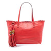 Gucci Leather Bamboo Tassel Tote Secondhand