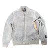 Ksubi Royalty Bomber Overdye Earth Jacket in Gray, M Secondhand