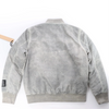 Ksubi Royalty Bomber Overdye Earth Jacket in Gray, M Secondhand