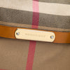 Secondhand Burberry Small Leather Trimmed House Check Canvas Bridle Orchard Satchel