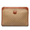 Celine Macadam Coated Canvas Clutch Secondhand