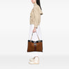 Secondhand Gucci Large Web Suede Rajah Tote