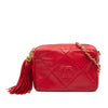 Chanel CC Quilted Lambskin Tassel Camera Bag Secondhand