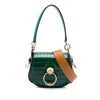 Chloé Small Croc Embossed Leather Tess Satchel Secondhand