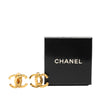 Chanel CC Gold Plated Clip On Earrings Secondhand