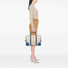 Prada Saffiano Trimmed Canvas Briefcase Secondhand