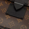 Louis Vuitton Monogram Macassar S Lock A4 Pouch Secondhand