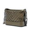 Secondhand Chanel Small Chevron Quilted Metallic Aged Calfskin Gabrielle Crossbody